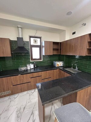 Kitchen in 1 BHK Builder Floor at Sushant Lok I – for Rent