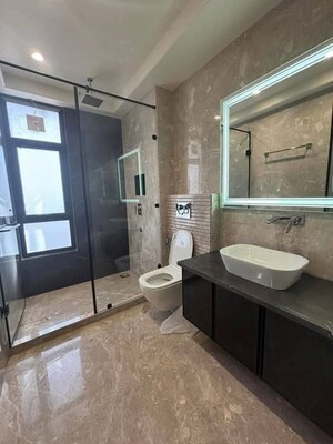 Kitchen in 1 BHK Builder Floor at Sushant Lok I – for Rent