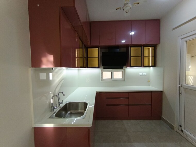 Kitchen, candeur-40 2.5 Bedroom 1360 Sq.Ft. Apartment In Miyapur Hyderabad 10683097