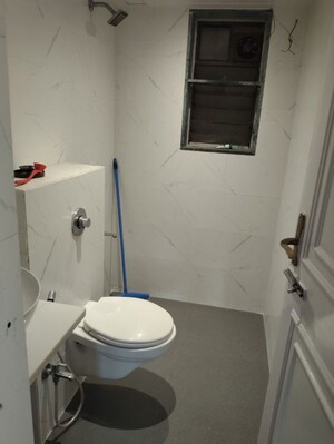 Bathroom in 2 BHK Apartment at Triveni Vasant Vihar CHS, Vasant Vihar – for Rent
