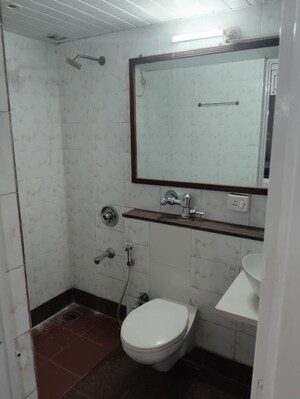 Bathroom in 2 BHK Apartment at Triveni Vasant Vihar CHS, Vasant Vihar – for Rent