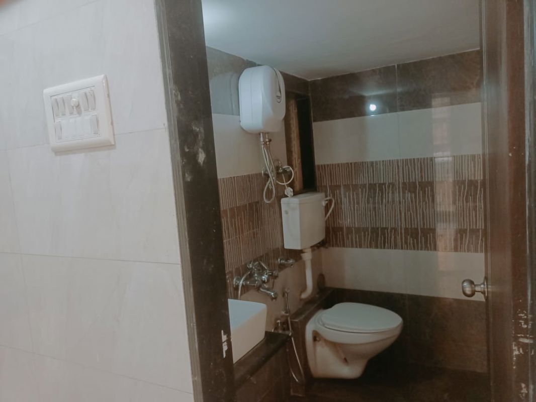 Bathroom in 2 BHK Apartment at Agarwal Lifestyle, Virar West – for Rent