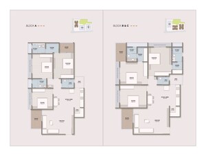 Floor Plan in 3 BHK Apartment at Sargasan – for Sale