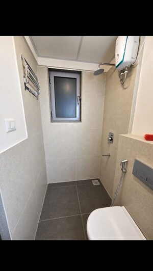 Bathroom in 1 BHK Apartment at Piramal Vaikunth, Balkum Pada – for Rent