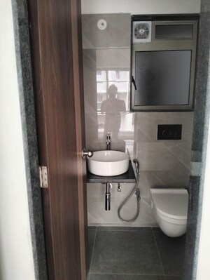 Bathroom in 2 BHK Apartment at Veena Smart Homes, Kandivali West – for Rent
