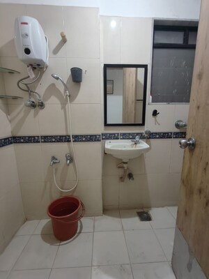 Bathroom in 2 BHK Apartment at Raunak Unnathi Gardens, Pokhran Road No One – for Rent