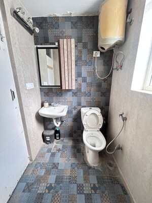 Bathroom in 3 BHK Apartment at Maple Heights, Sector 43 – for Rent