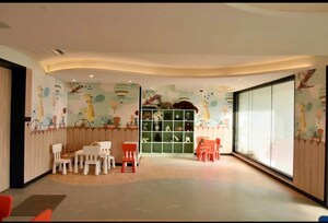 Living Room in 2 BHK Apartment at Chandak 34 Park Estate, Goregaon West – for Rent