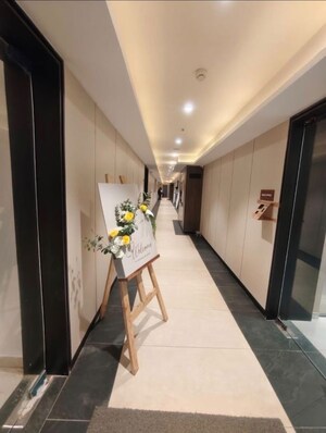 Building Lobby in 2 BHK Apartment at Chandak 34 Park Estate, Goregaon West – for Rent