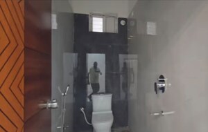 Bathroom in 3 BHK Apartment at TSP Nagadhara Grand, Meerpet – for Sale