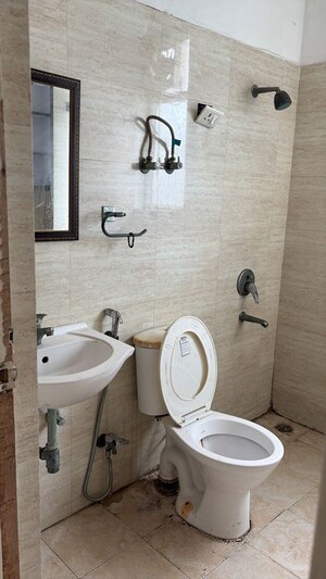 Bathroom in 2 BHK Apartment at 3C Lotus Boulevard, Sector 100 – for Rent