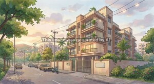  Apartment – Exterior View View at Kailash Colony - for Sale