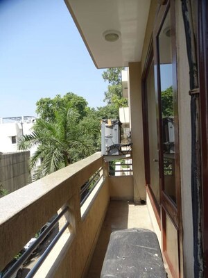 Balcony in 3 BHK Builder Floor at New Friends Colony – for Rent