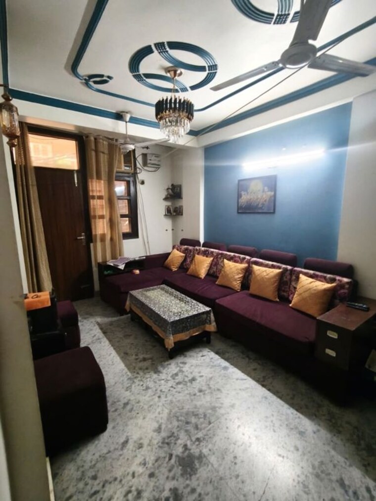 Living Room, chirag dilli 3 Bedroom 110 Sq.Ft. Builder Floor In Chirag Dilli Delhi 10683441