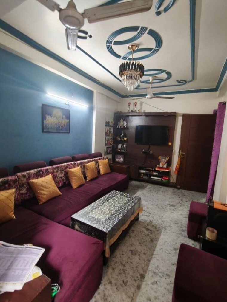 Living Room, chirag dilli 3 Bedroom 110 Sq.Ft. Builder Floor In Chirag Dilli Delhi 10683441