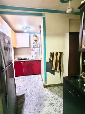 Kitchen in 3 BHK Builder Floor at Chirag Dilli – for Sale