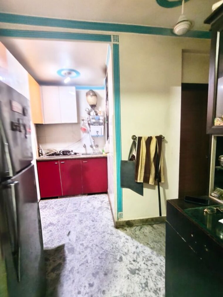 Kitchen, chirag dilli 3 Bedroom 110 Sq.Ft. Builder Floor In Chirag Dilli Delhi 10683441