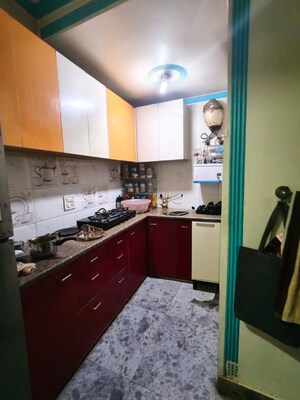 Kitchen in 3 BHK Builder Floor at Chirag Dilli – for Sale