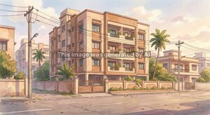  Apartment – Exterior View View at Sayajipura - for Sale