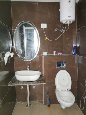 Bathroom in 3 BHK Builder Floor at MS Enclave Zirakpur, Dhakoli – for Sale