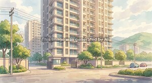  Apartment – Exterior View View at Usarghar Gaon - for Sale