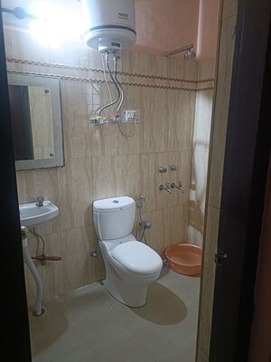 Bathroom in 3 BHK Builder Floor at Palam Vihar – for Rent