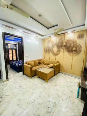 Living Room in 3 BHK Builder Floor at Dwarka Mor – for Rent
