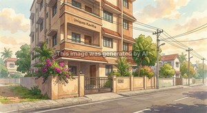  Apartment – Exterior View View at Pannur - for Sale
