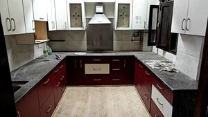 Kitchen in 3 BHK Builder Floor at State Bank Colony – for Rent