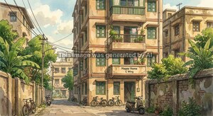  Apartment – Exterior View View at Nehru Nagar - for Sale
