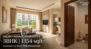 3 BHK Apartment For Rent in Galaxy Royale, Gaur City 2