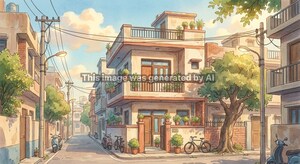  Builder Floor – Exterior View View at Subhash Park - for Sale