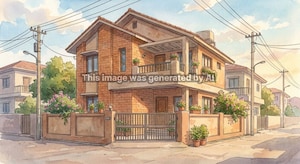  Independent House – Exterior View View at Palsana - for Sale