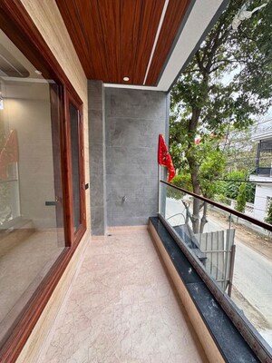 Balcony in 3 BHK Builder Floor at Palam Vihar – for Rent