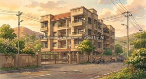  Apartment – Exterior View View at Narhe - for Sale