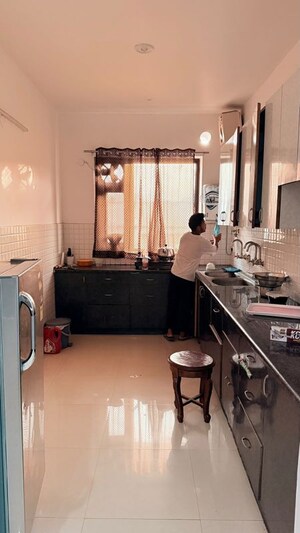 Kitchen in 3 BHK Builder Floor at Eros Rosewood City, Sector 49 – for Rent