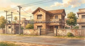  Independent House – Exterior View View at Kolaras - for Sale