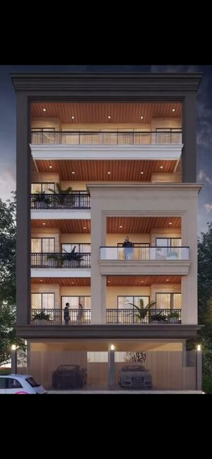 3 BHK Builder Floor – Exterior View View at Raja Garden - for Sale