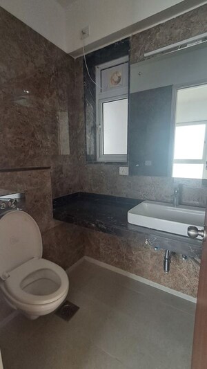 Bathroom in 2 BHK Apartment at LnT Realty Crescent Bay, Parel – for Rent