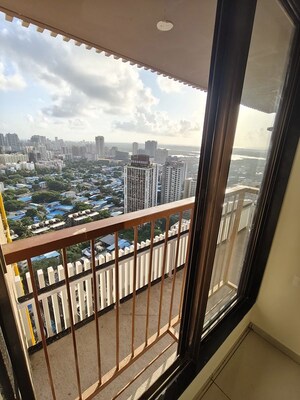 Balcony in 2 BHK Apartment at Chandak 34 Park Estate, Goregaon West – for Rent