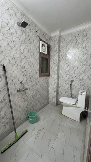 Bathroom in 1 BHK Builder Floor at Saket – for Rent