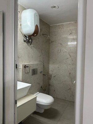 Bathroom in 3 BHK Apartment at Motiaz Royal Citi, Ambala Highway – for Rent