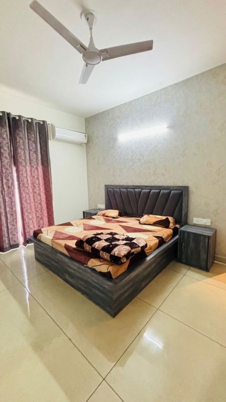 Bedroom, maya-green-lotus-utsav 3 Bedroom 2100 Sq.Ft. Apartment In International Airport Road Zirakpur 10684083