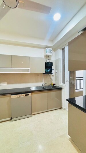 Kitchen in 3 BHK Apartment at Maya Green Lotus Utsav, International Airport Road – for Rent