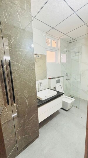 Bathroom in 3 BHK Apartment at Maya Green Lotus Utsav, International Airport Road – for Rent