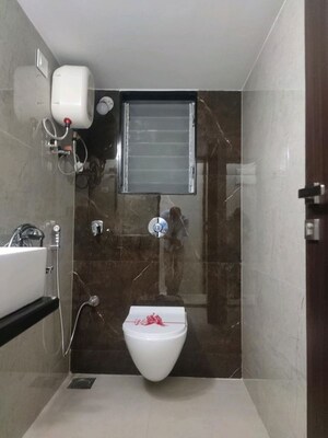 Bathroom in 1 BHK Apartment at Bachraj Lifespace, Virar West – for Rent