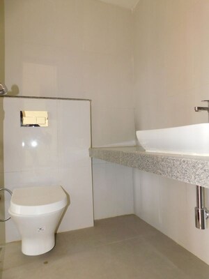 Bathroom in 3 BHK Apartment at Sheth Montana, Mulund West – for Rent