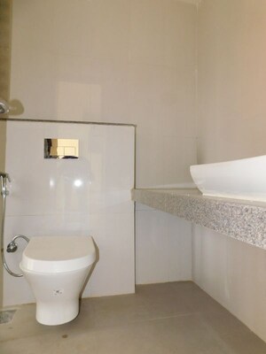 Bathroom in 3 BHK Apartment at Sheth Montana, Mulund West – for Rent