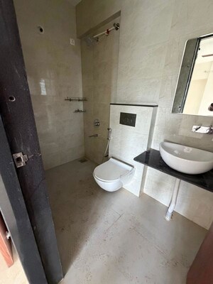 Bathroom in 3 BHK Apartment at Badhekar Arunali, Kothrud – for Rent