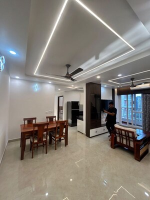 Living Room in 2 BHK Apartment at Rishita Mulberry Heights, Sushant Golf City – for Rent